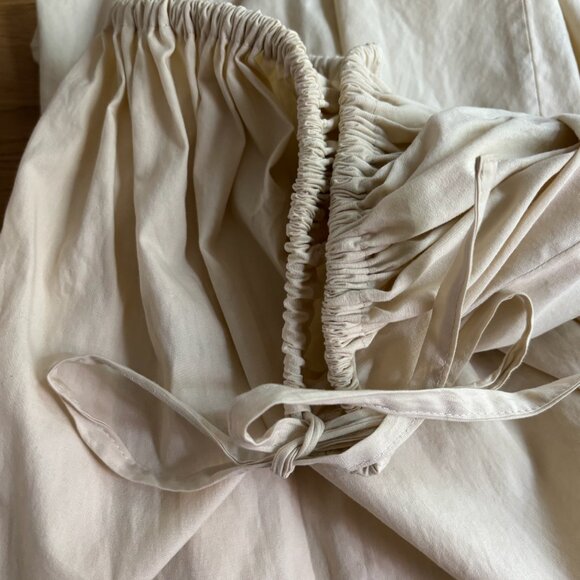 Brooke Callahan — Tie Skirt, color: Rice size: 1 - Picture 5 of 9